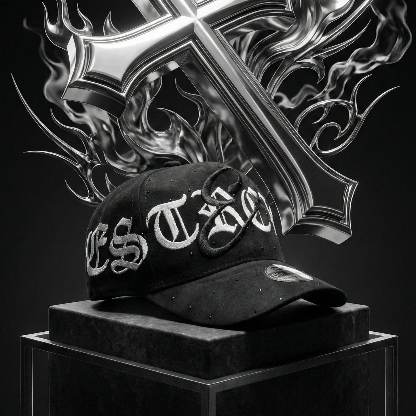 GORRA BLACK CRYSTAL ESTRELLA