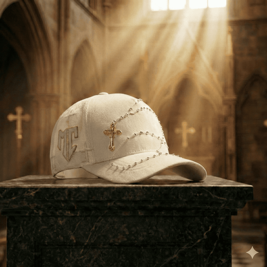 GORRA ROSARIO BLANCA