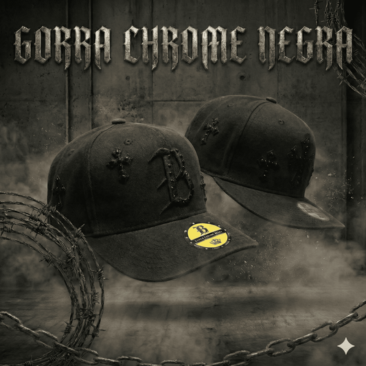 GORRA CHROME NEGRA