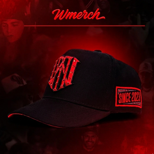 GORRA W MERCH CREW 2.0 BLACK & RED