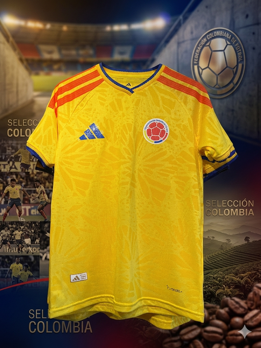 CAMISETA SELECCION COLOMBIA AMARILLA