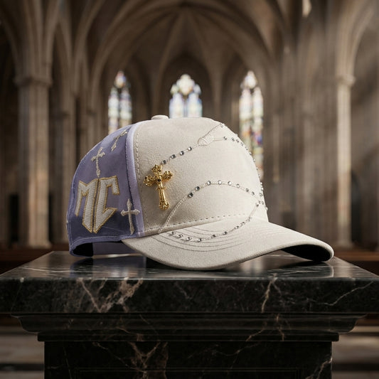 GORRA ROSARIO BLANCA