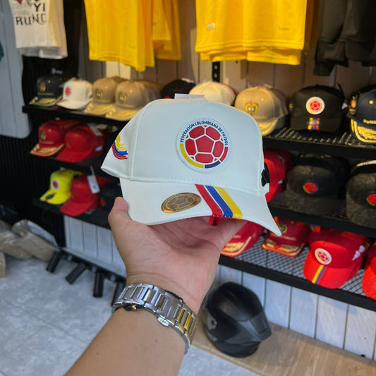 GORRA DE COLOMBIA BLANCA