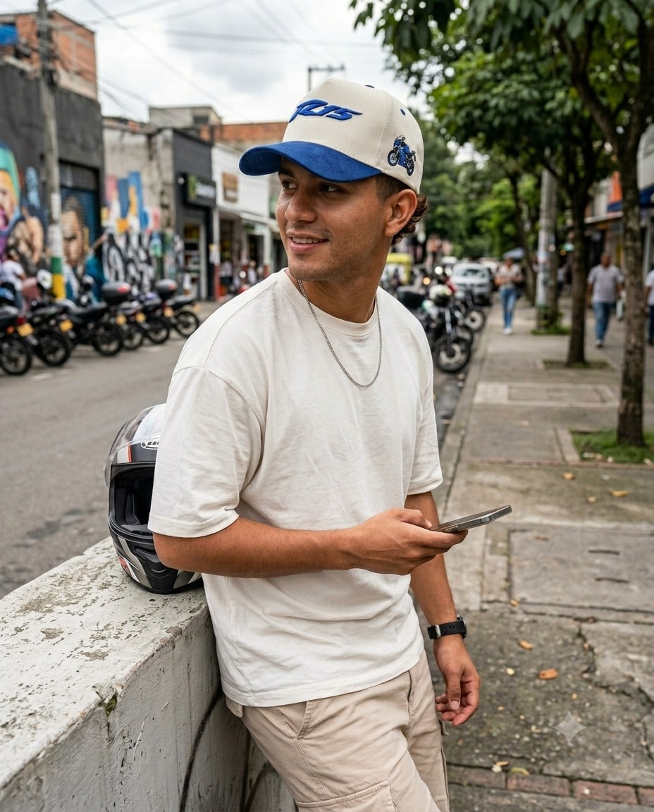 GORRA R15 BLUE